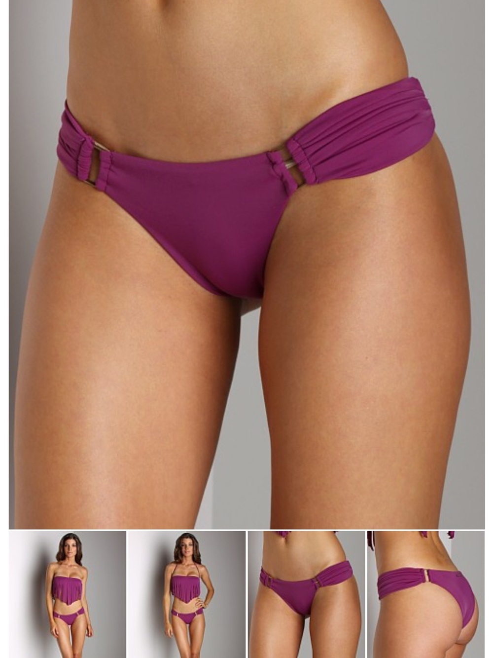 Boys and Arrows purple bikini set